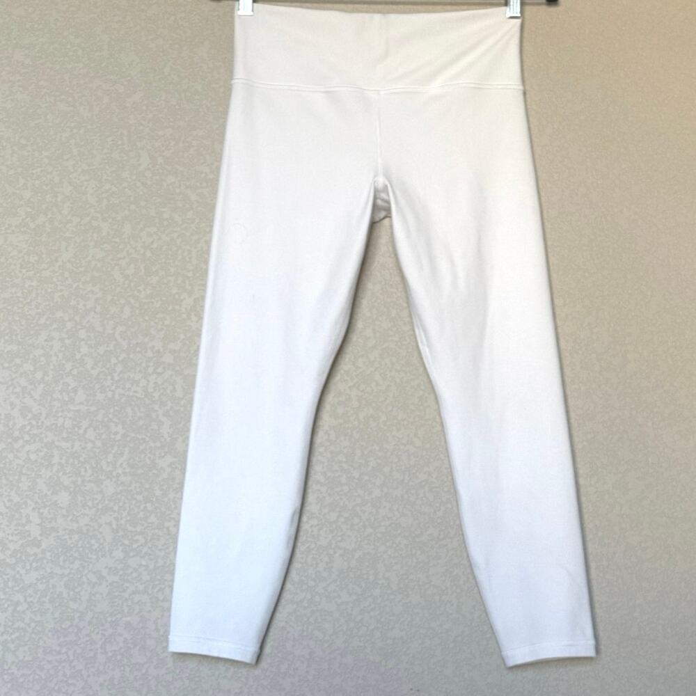 Athleta Ultra High Rise Elation 7/8 Tight Womens Size M Bright White Yoga EUC - Picture 2 of 8
